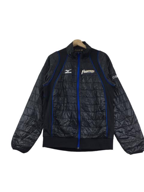 Other Designers Mizuno - Vtg MIZUNO FIGHTERS BASEBALL Japan Quilte Jacket Windbreaker