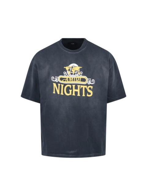 AMIRI "NIGHTS" LOGO T-SHIRT
