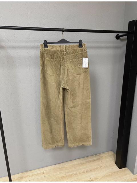 Miu Miu Miu Miu beige corduroy wide leg pants