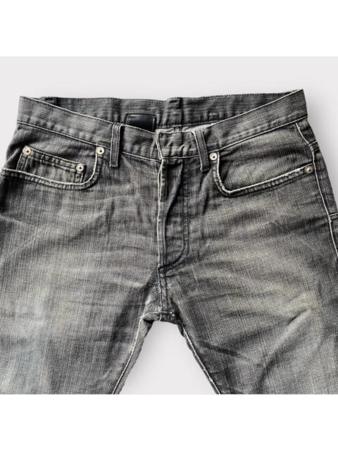 Slim-Fit Jeans Navy Blue and Black Dior Oblique Kasuri Cotton Denim