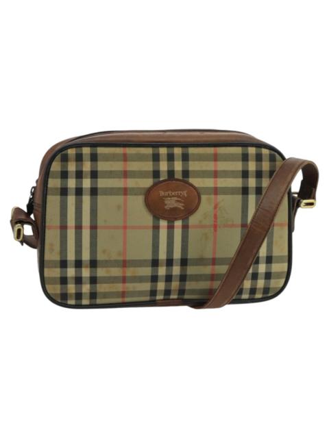 Burberry Burberry Nova Check Shoulder Bag Canvas Leather Beige Brown