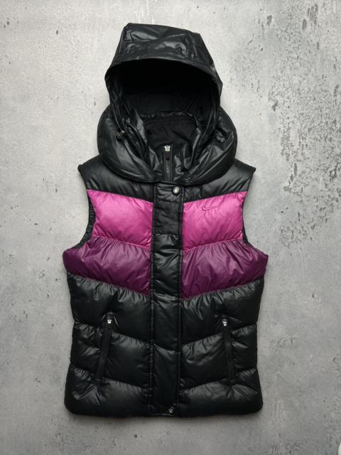 Nike Nike Vintage 550 Duck Down Puffer Vest Y2K Drill Black Zip
