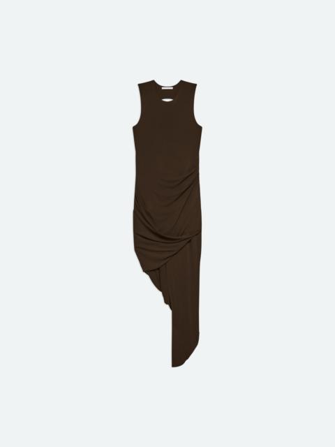 Helmut Lang TWISTED DRAPE DRESS