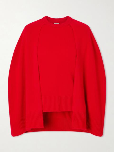 TOTEME Cape-effect Cashmere Sweater
