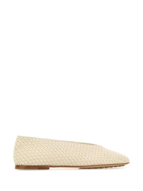 Bottega Veneta Bottega Veneta Women Ivory Leather Rosa Ballerinas