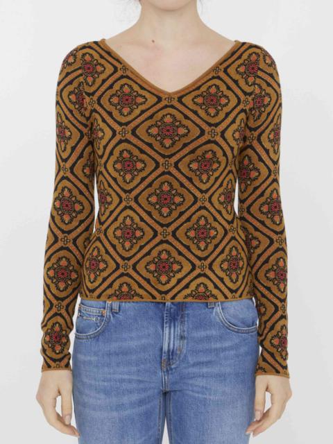 Etro Etro Women Jacquard Fabric Jumper