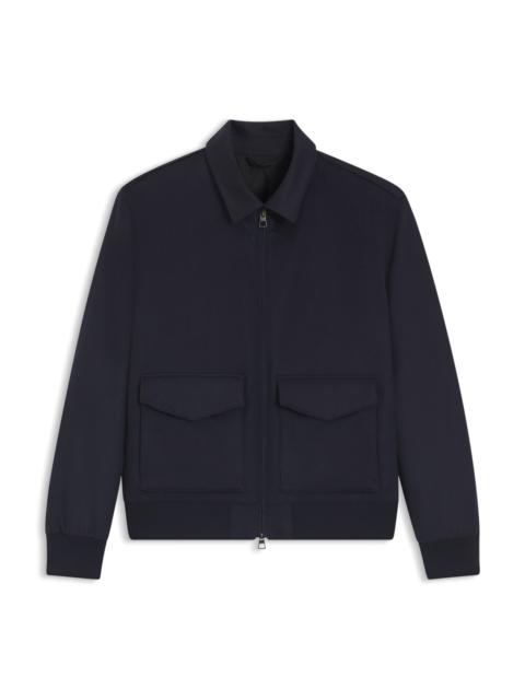 BOSS BECKHAM X BOSS ZIP JACKET IN WOOL AND CASHMERE