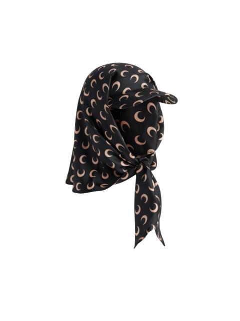 Marine Serre Moon Silk Veiled Cap