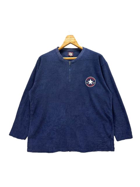 Converse Converse Half Zip Pullover Fleece Sweater #9196-69