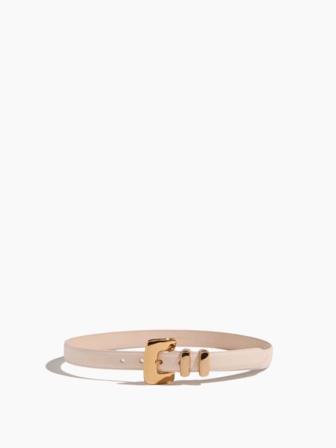 DÉHANCHE Tetra Belt in Ivory/Gold