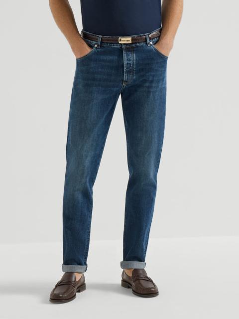 Brunello Cucinelli Comfort denim five-pocket trousers
