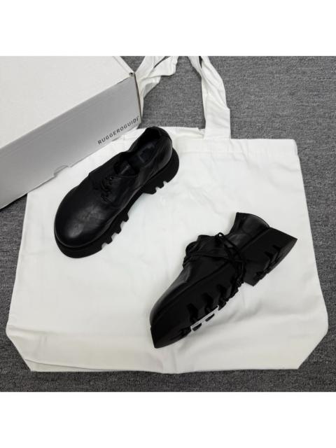 Guidi Guidi Zo02v Black Derby Shoes
