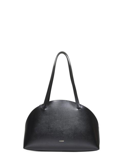 Jil Sander Jil Sander Women Black Curve Shoulder Medium Shoulder Bag