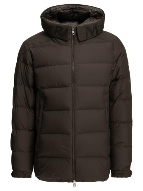 Moncler Moncler Orvelle Short Down Jacket Brown Men