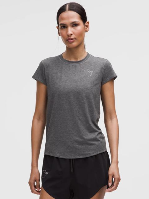 lululemon Mile Maker Run Crew Graphic Mesh Short-Sleeve Shirt
