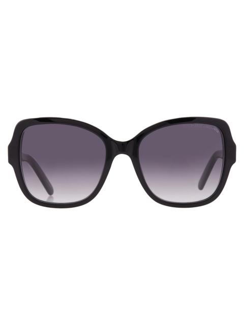 Marc Jacobs Open Box - Marc Jacobs Grey Gradient Butterfly Ladies Sunglasses MARC 555/S 0807/9O 55