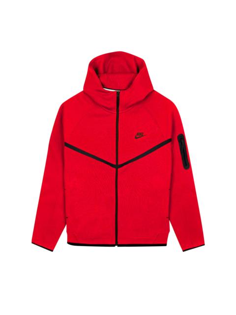 Nike Nike Tech Full Zip Windrunner Hoodie 'Gym Red/Black'