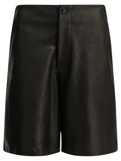 Other Designers Semper Formal Leather Shorts Black Women