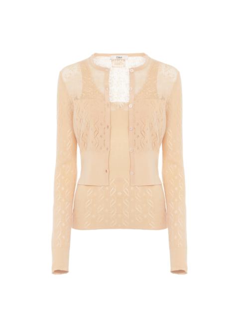 Chloé TWIN SET IN COTTON KNIT