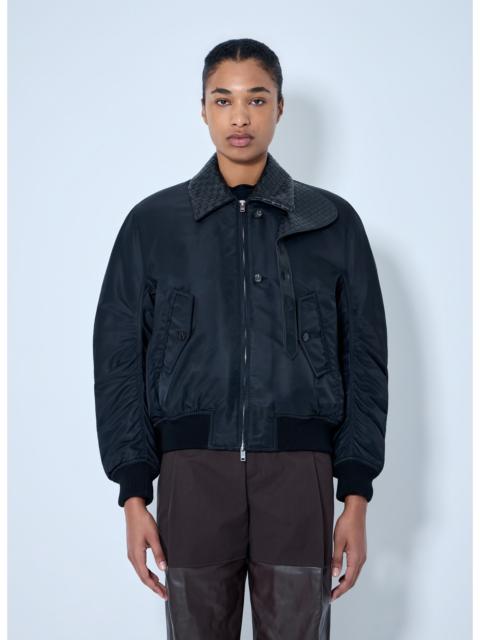 Bottega Veneta Bottega Veneta Women Quilted Collar Bomber Jacket