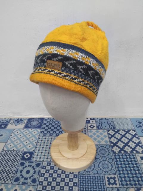 Archival Clothing - Verbier yellow colour Beanie