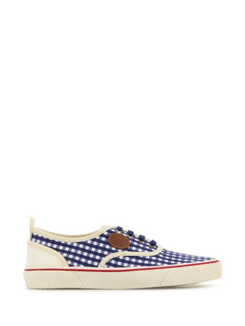 Valentino Valentino Garavani Men Printed Canvas Nojoke Sneakers