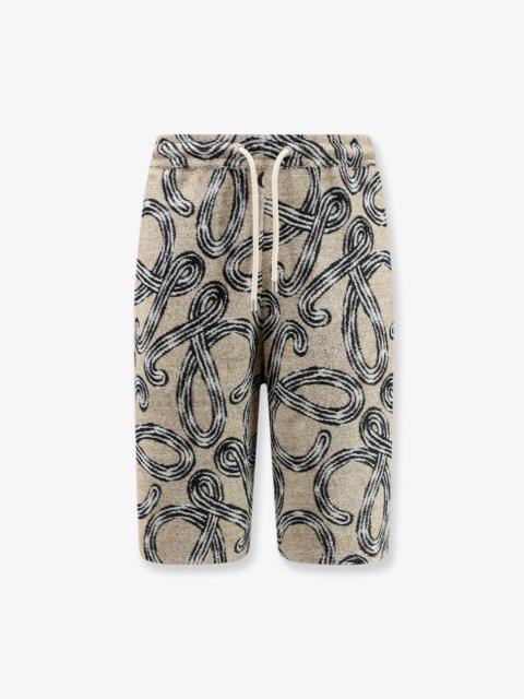 Loewe Loewe Men Paula's Ibiza - Terrycloth Shorts With Iconic Print