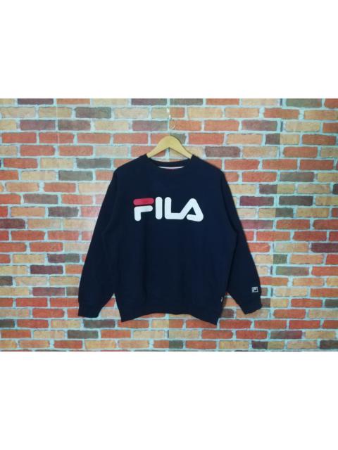 Other Designers Fila - Vintage FILA Big Logo Sportswear Crewneck Sweatshirt