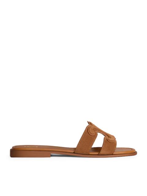 CELINE Celine Women Triomphe Suede Mule