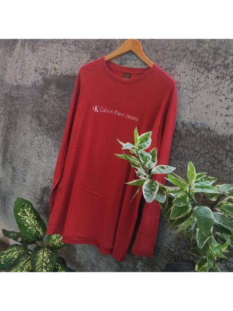 Other Designers Calvin Klein × Vintage - 💥 Vintage Calvin Klein Jeans Long Sleeve T-shirt Hype