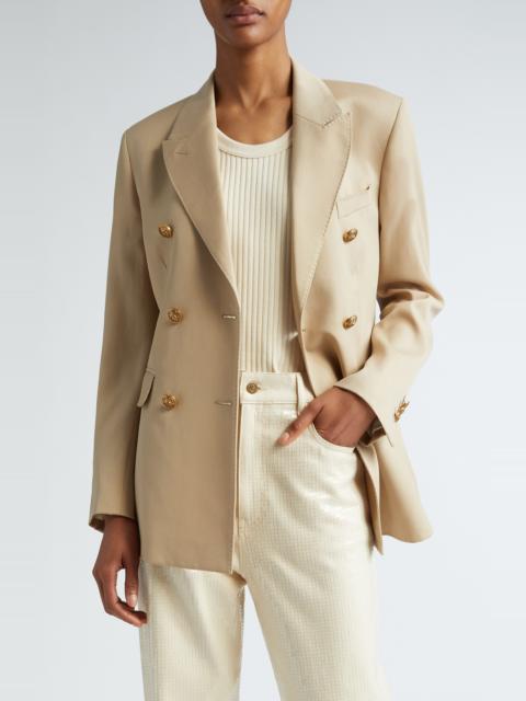 Golden Goose Double Breasted Virgin Wool Blazer