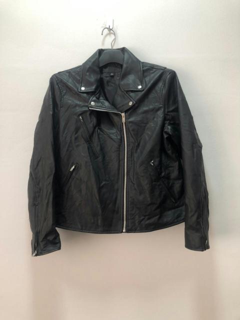 Other Designers UNIQLO Leather Jacket Faux