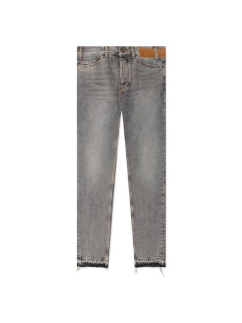 Palm Angels PALM ANGELS SLIM 5 POCKETS DENIM - LIGHT GREY