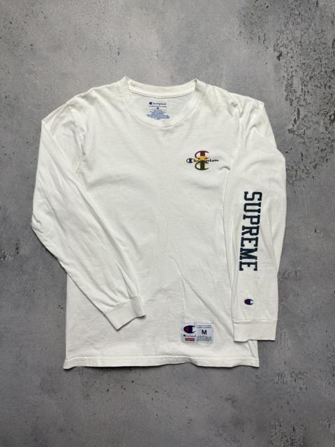 Supreme Champion Long Sleeve Stacked C Tee