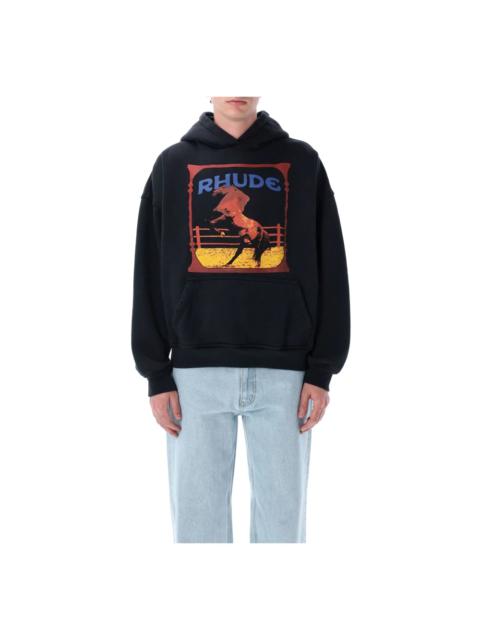 Rhude VINTAGE BLACK KNITWEAR HOODIE SS25 | miinto | REVERSIBLE