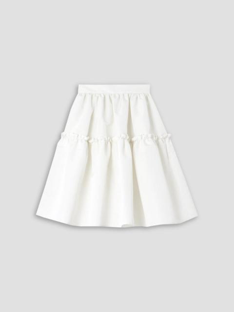 NINA RICCI Ruffled taffeta skirt
