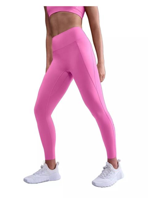Nike Women's Universa High-Waisted 7/8 Leggings with No Front Seam - Pink