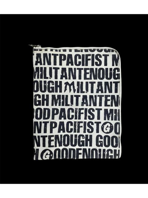 Other Designers GOODENOUGH - AW15🔥Gdeh X Militant Pacifist X Fabrick Overprint File Bag