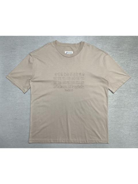 Maison Margiela Maison Margiela - Number Logo Embroidered Oversized T-Shirt