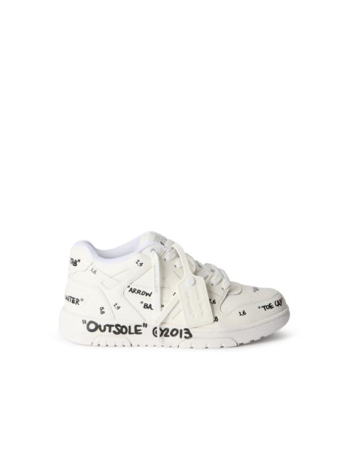 Off-White Out Of Office Leather Sneakers