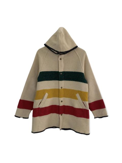 Other Designers Vintage - WOOLRICH THREE LAYER COLOUR WOOL HOODIE JACKET