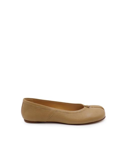Maison Margiela Tabi Ballerina Shoes in Nude