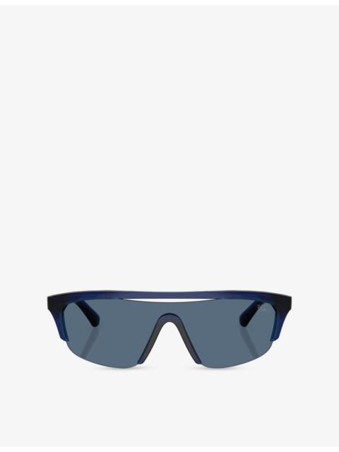 Burberry BE4460U Rectangle-Frame Injected Sunglasses