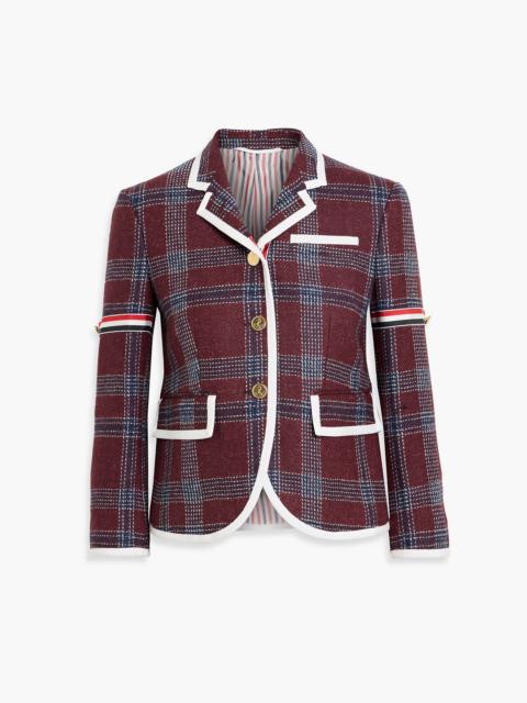 Thom Browne Checked wool-tweed blazer