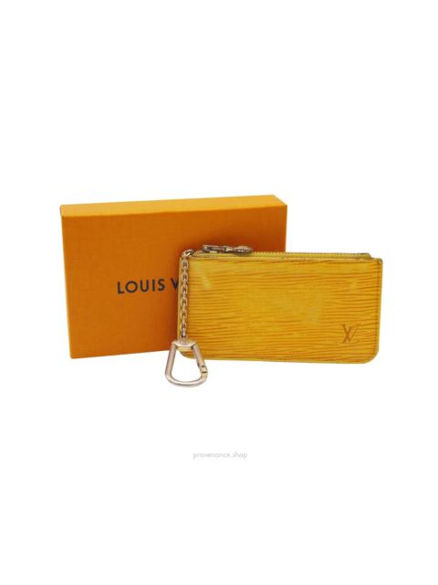Louis Vuitton Louis Vuitton Key Pouch Cles - Tassil Yellow Epi Leather