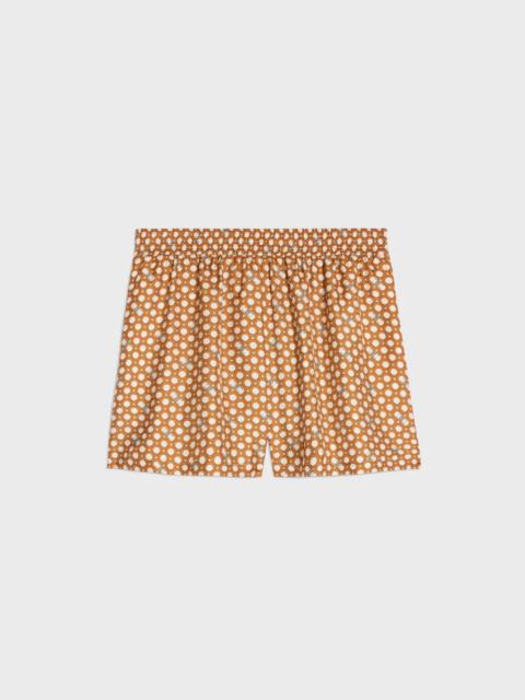 CELINE pajama shorts IN silk twill
