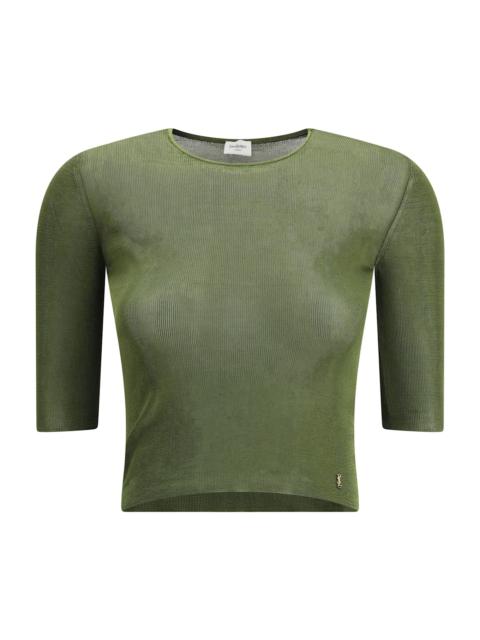 SAINT LAURENT Short-sleeved Top