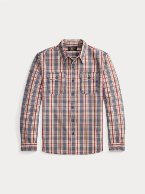 RRL by Ralph Lauren Plaid Twill Workshirt