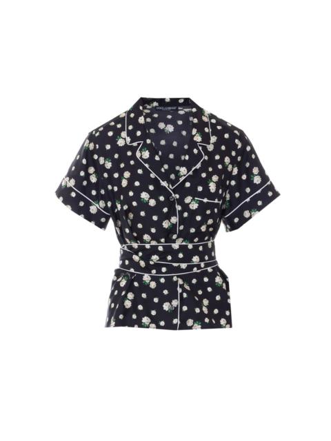 Dolce & Gabbana Dolce&Gabbana Women Roses And Lily Of The Valley Print Vanity Shirt