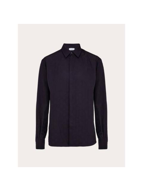 FERRAGAMO Ferragamo Black Cotton Dress Shirt